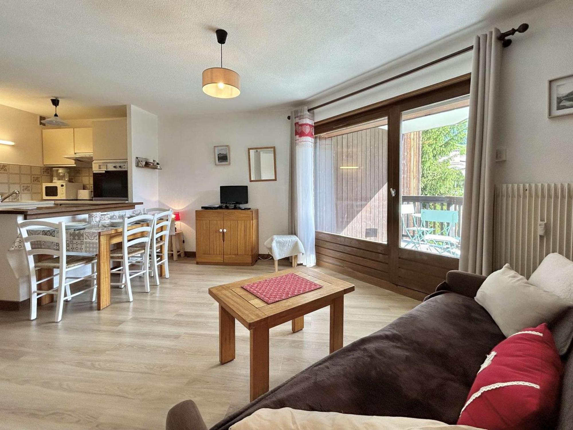Studio Avec Piscine Chauffee, Tennis & Balcon - 4 Couchages A Megeve - Fr-1-597-14 Buitenkant foto